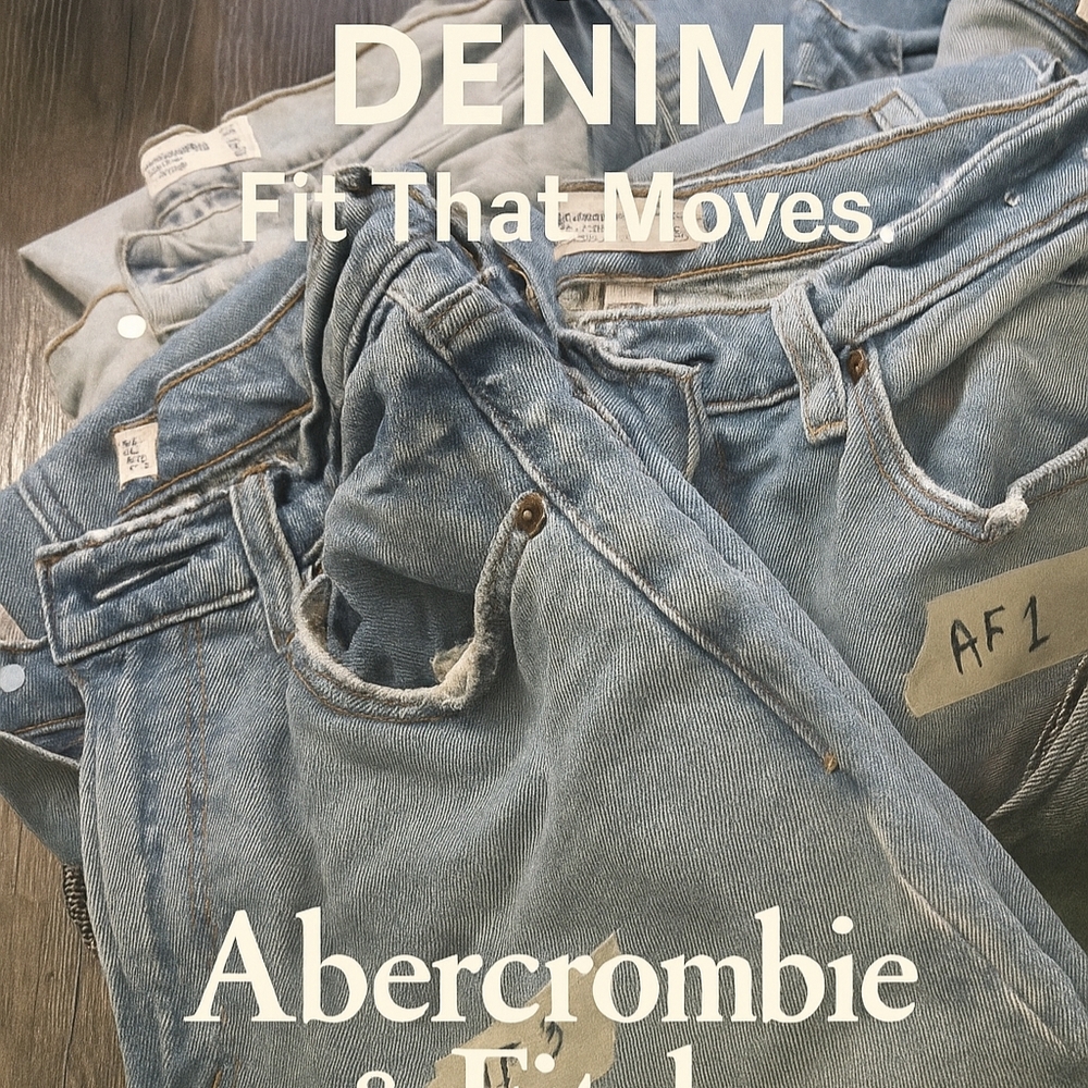 Abercrombie & Fitch Classic Blue Denim Jeans
